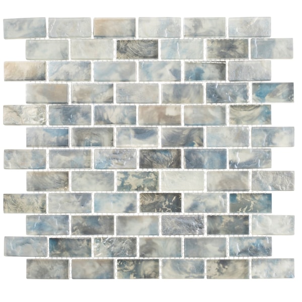 Andova Tiles SAMPLE-Zalo 1-in. x 2-in. Brick Joint Glass Wall & Floor Mosaic Tile SAM-ANDZAL611 - main